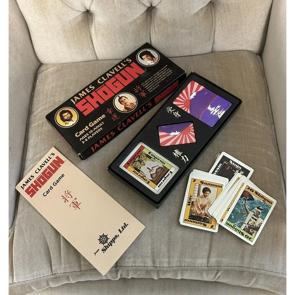 James Clavell’s SHoGUN Card Game Vintage 1983